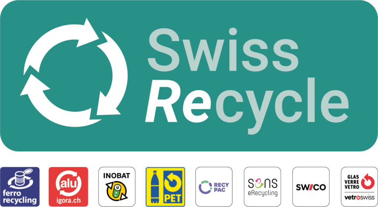 Logo Swiss Recycle mit Mitgliedern